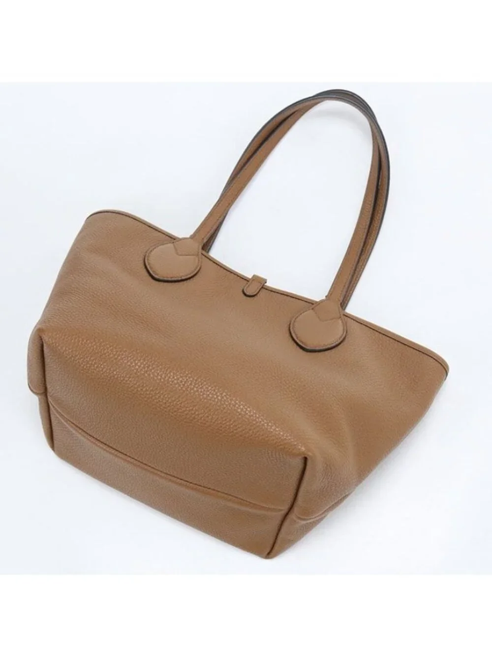 Gucci Reversible Tote Bag Leather GG Canvas
